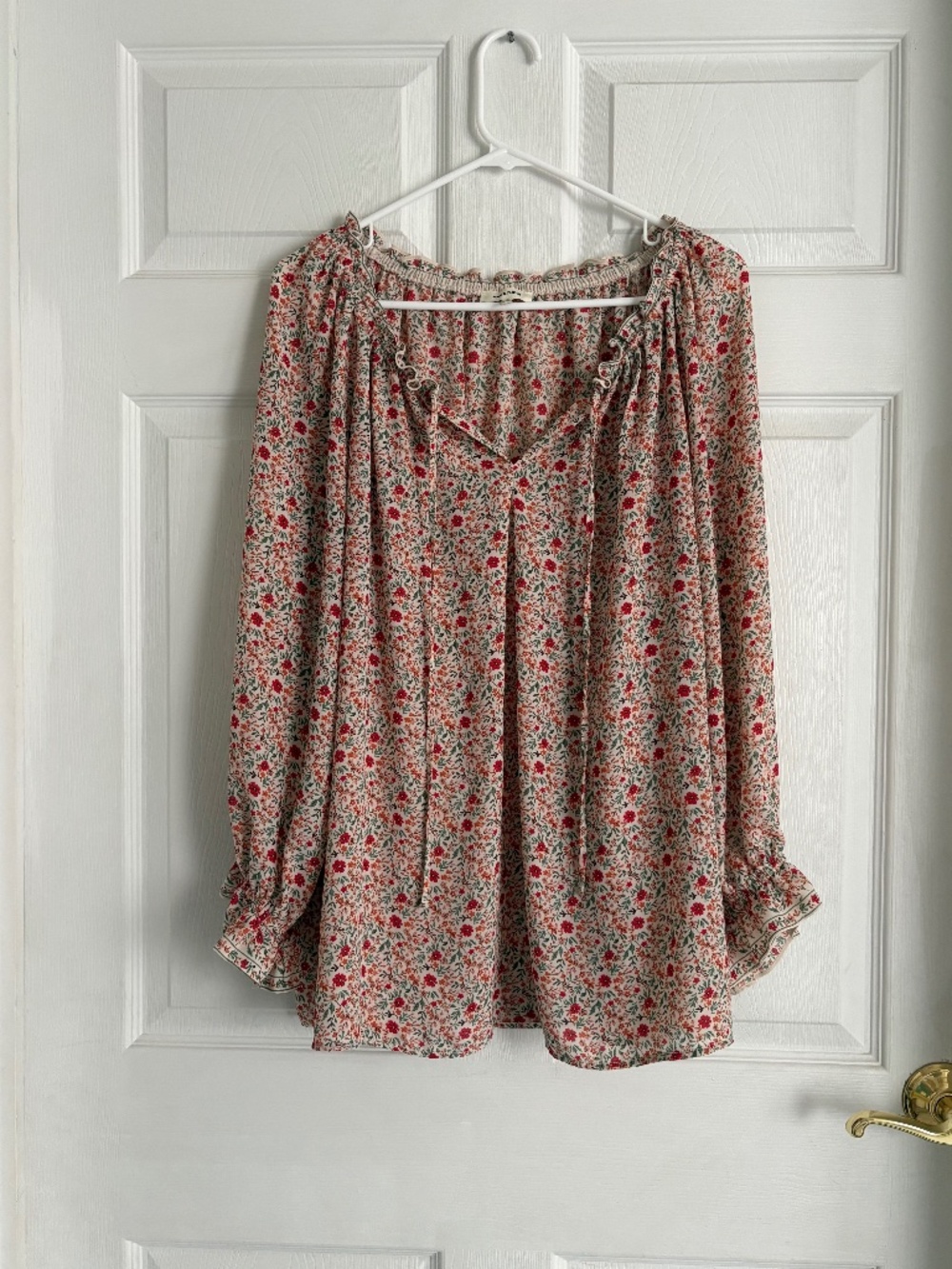 Women's Max Studio Floral Print Flowy Blouse